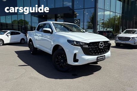 White 2025 Mazda BT-50 Dual Cab Pick-up XT (4X4)