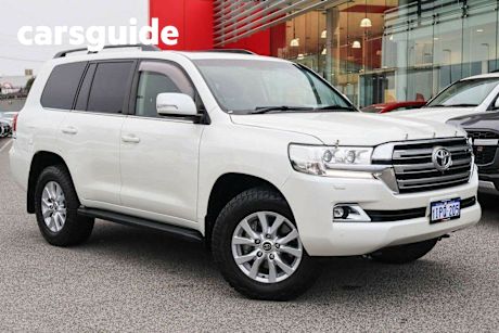 White 2019 Toyota Landcruiser Wagon LC200 VX (4X4)