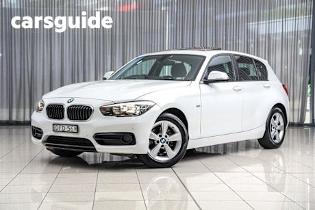 White 2015 BMW 118I Hatchback Sport Line