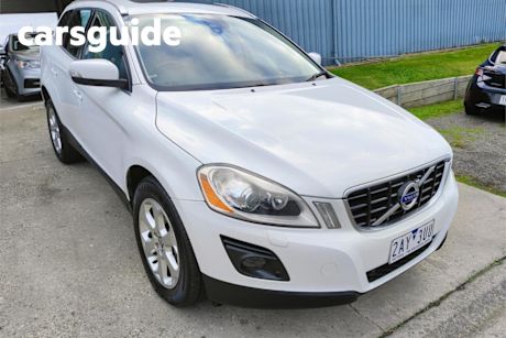White 2010 Volvo XC60 Wagon T6 3.0