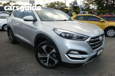 Silver 2016 Hyundai Tucson Wagon Highlander (awd)