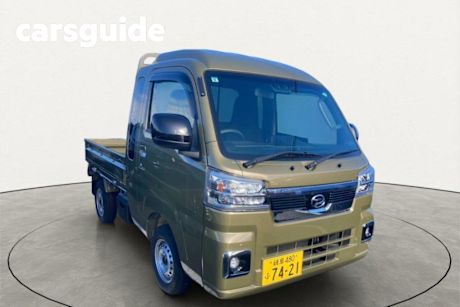Green 2024 Daihatsu Hijet Ute Tray Jumbo Extra 4WD