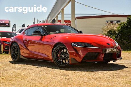 Red 2023 Toyota Supra Coupe GTS +alcantara Seats
