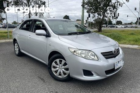 Silver 2009 Toyota Corolla Sedan Ascent