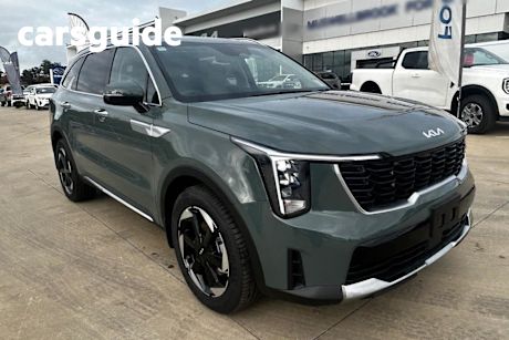 Green 2025 Kia Sorento Wagon Sport+ 7 Seat