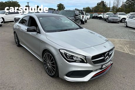 Silver 2018 Mercedes-Benz CLA250 Coupe Sport 4Matic