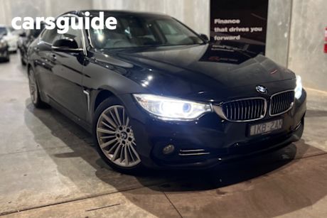 Black 2014 BMW 420i Coupe Gran Coupe Modern Line