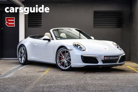 White 2016 Porsche 911 Convertible CARRERA 4S 991 MY17