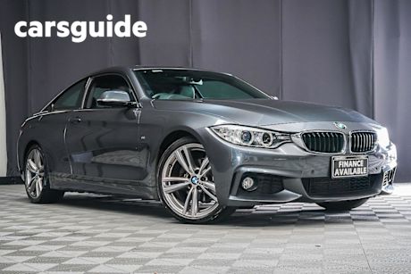 Grey 2015 BMW 4 Coupe 420d Sport Line