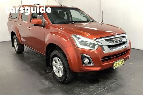 Red 2017 Isuzu D-MAX Crew Cab Utility LS-M HI-Ride (4X4)