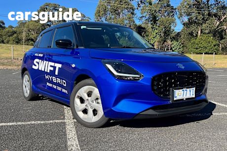 Blue 2024 Suzuki Swift Hatchback Hybrid Plus