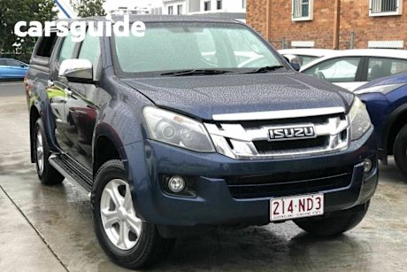 Blue 2016 Isuzu D-MAX Crew Cab Utility LS-U HI-Ride (4X2)