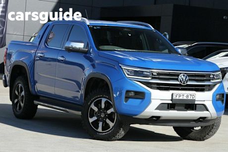Blue 2023 Volkswagen Amarok Dual Cab Utility Aventura TDI600 4Motion