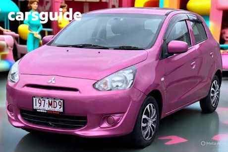 Red 2015 Mitsubishi Mirage Hatchback ES