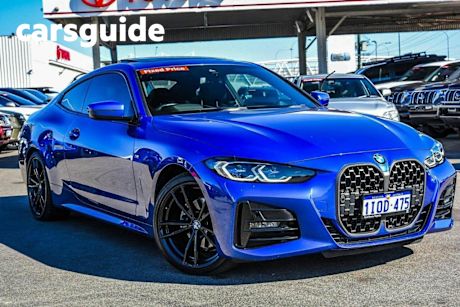 Blue 2021 BMW 420I Coupe M Sport