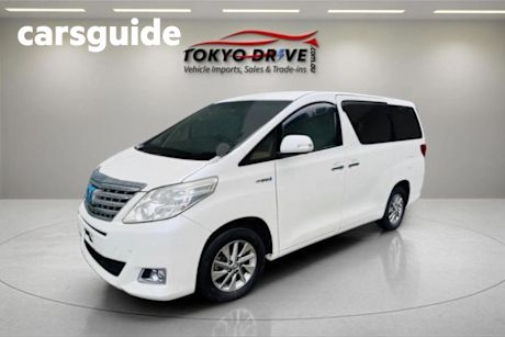 White 2012 Toyota Alphard Wagon SR