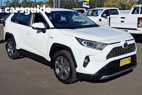 White 2020 Toyota RAV4 Wagon GX AWD Hybrid