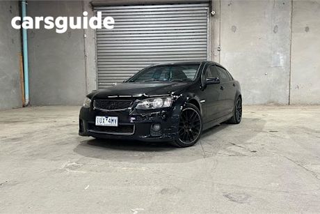 Black 2012 Holden Commodore Sedan SV6