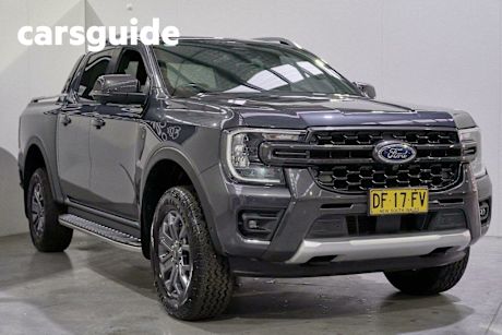 Grey 2022 Ford Ranger Double Cab Pick Up Wildtrak 2.0 (4X4)