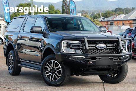 Grey 2022 Ford Ranger Double Cab Pick Up Sport 2.0 (4X4)