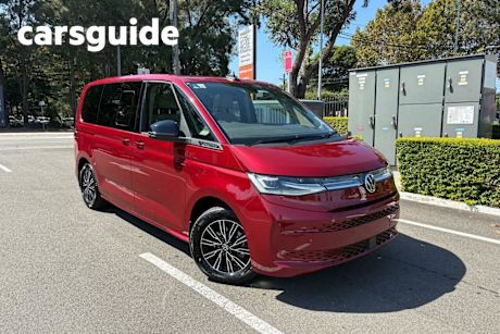 Red 2025 Volkswagen Multivan Wagon Life SWB TDI360