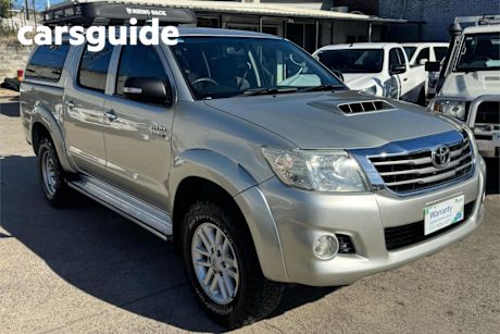 Silver 2013 Toyota Hilux Dual Cab Pick-up SR5 (4X4)