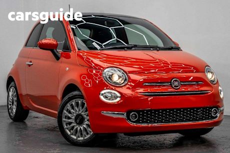 Orange 2024 Fiat 500 Hatchback Dolcevita