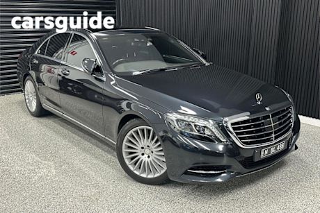 Black 2013 Mercedes-Benz S350 Sedan CDI Bluetech