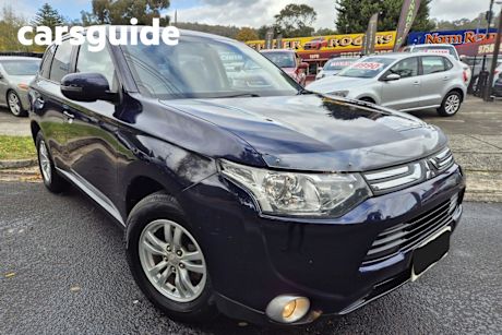 Blue 2012 Mitsubishi Outlander Wagon LS (4X4)