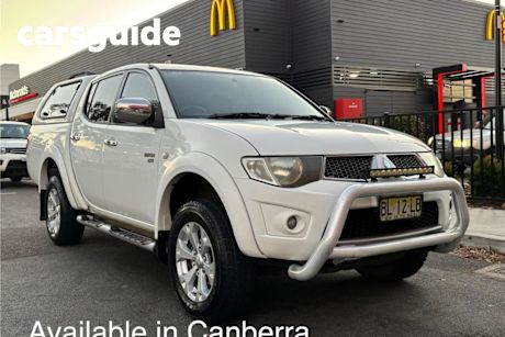 White 2011 Mitsubishi Triton Double Cab Utility GLX-R (4X4)