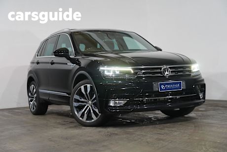 Black 2016 Volkswagen Tiguan Wagon 140 TDI Highline