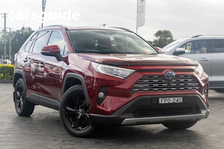 Red 2020 Toyota RAV4 Wagon Cruiser AWD Hybrid