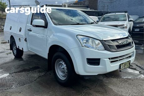 White 2016 Isuzu D-MAX Cab Chassis SX HI-Ride (4X2)