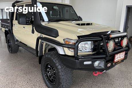 Brown 2021 Toyota Landcruiser 70 Series Double Cab Chassis GXL