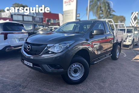 Grey 2017 Mazda BT-50 Cab Chassis XT (4X2)