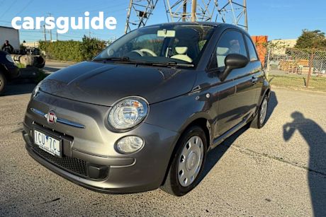 Grey 2013 Fiat 500 Hatchback POP
