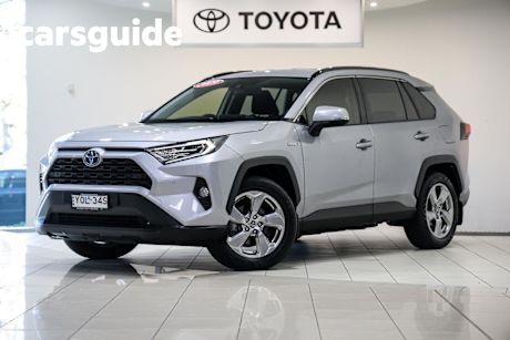 Silver 2019 Toyota RAV4 Wagon GXL AWD Hybrid