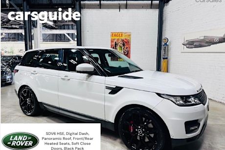 White 2014 Land Rover Range Rover Sport Wagon HSE