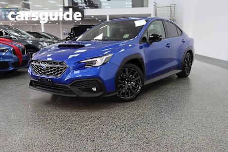 Blue 2023 Subaru WRX Sedan (awd) 50 Years Edition