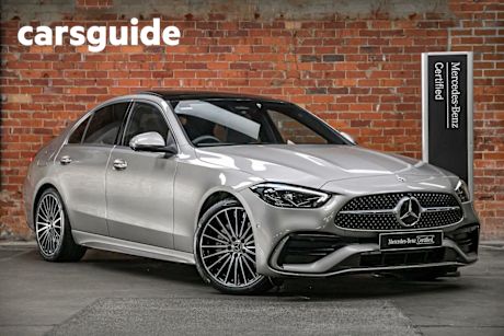 Silver 2024 Mercedes-Benz C300 Sedan Mhev