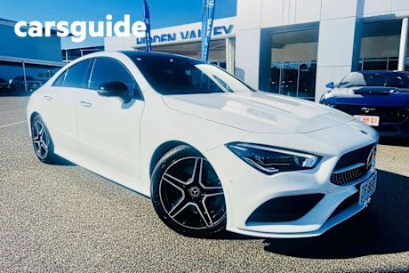 White 2021 Mercedes-Benz CLA250 Coupe 4Matic