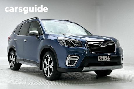 Blue 2020 Subaru Forester Wagon Hybrid S (awd)
