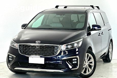 Blue 2020 Kia Carnival Wagon Platinum