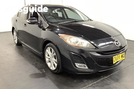 Black 2010 Mazda 3 Sedan SP25