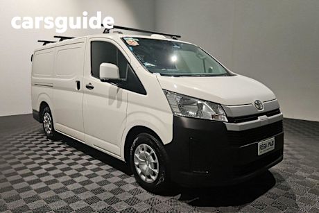 White 2021 Toyota Hiace Van LWB