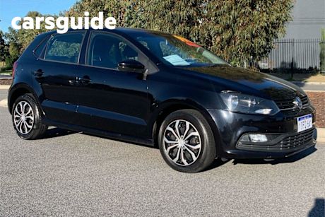 Black 2015 Volkswagen Polo Hatchback 66 TSI Trendline