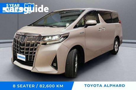 Gold 2020 Toyota Alphard Wagon