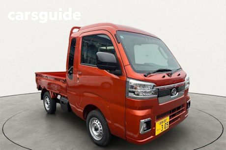 Orange 2024 Daihatsu Hijet Ute Tray Jumbo Extra 4WD