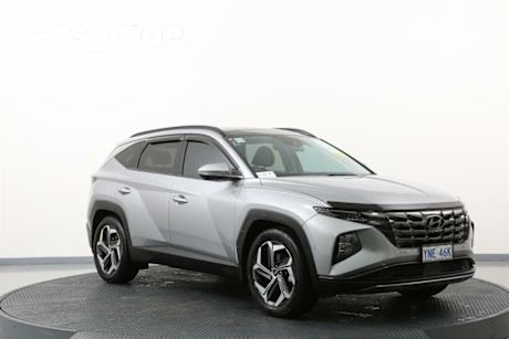 Silver 2021 Hyundai Tucson Wagon Highlander (awd)