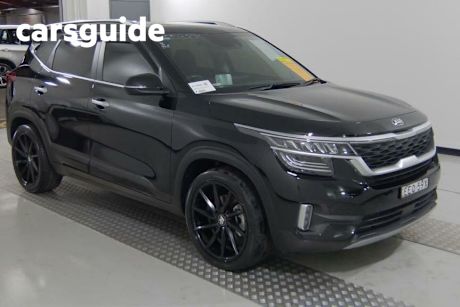 Black 2019 Kia Seltos Wagon GT Line (awd)